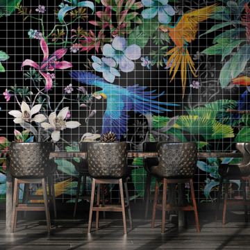 Birds of Paradise Tiles by Miss Lolo