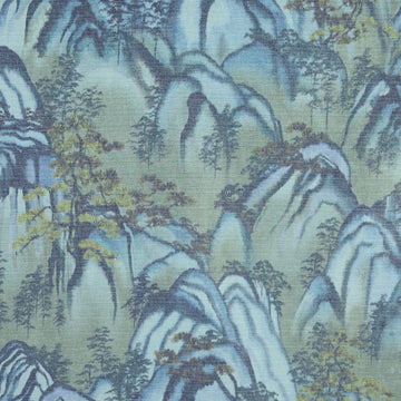 Aquarelle Fabric by Fischbacher