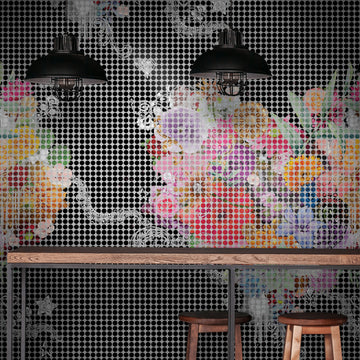 Heart of a Flower Tiles by Miss Lolo