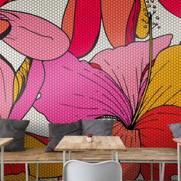 Hibiscus Hottie Tiles by Miss Lolo