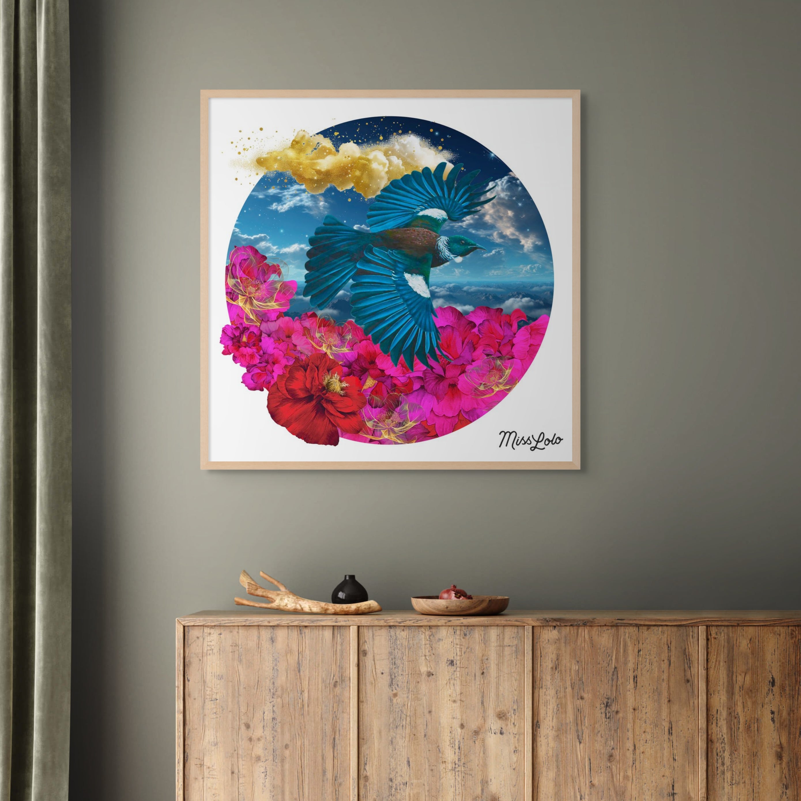 Tūī's Zephyr Artwork by Miss Lolo - Limited Edition