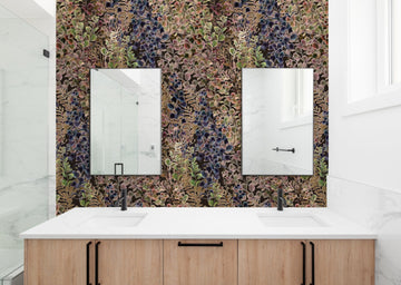 Wildflower Folklore Removable Bathroom Wallpaper