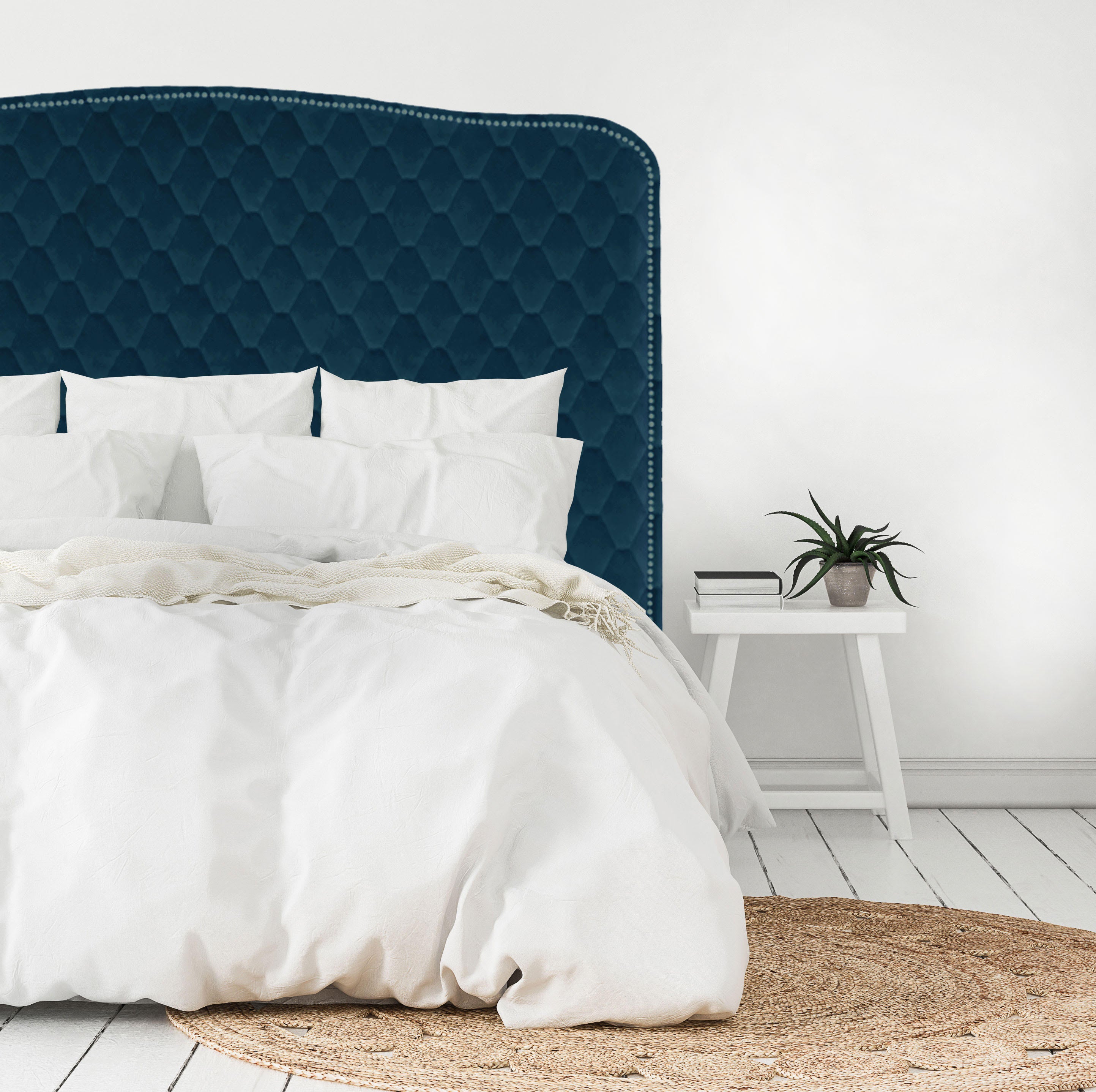 Stunning custom made velvet headboards