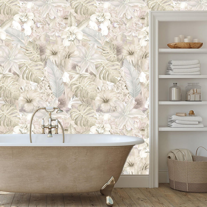 Calm Before the Storm Vinyl Wallpaper - Perfect For Bathrooms