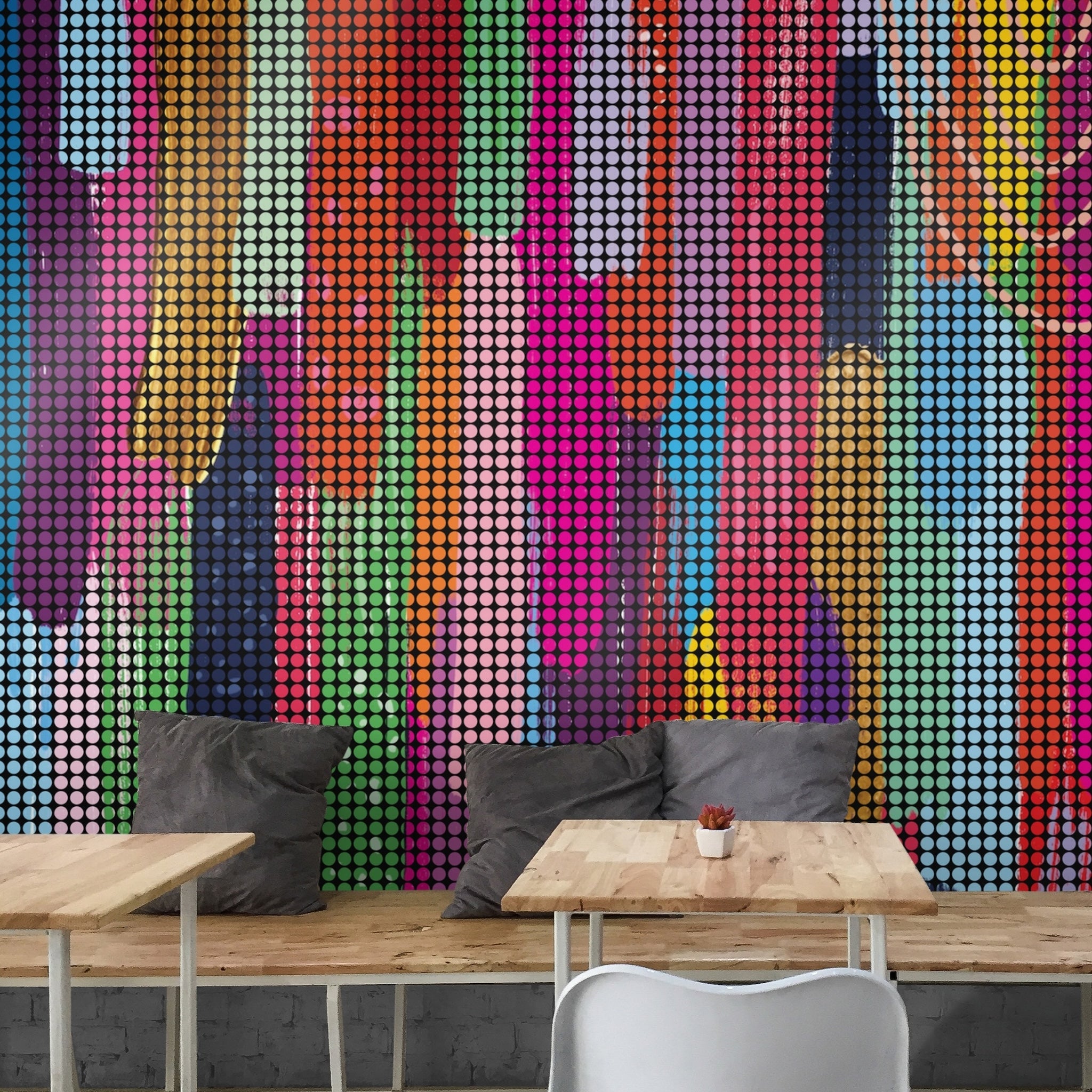 Dripping in Colour Tiles by Miss Lolo