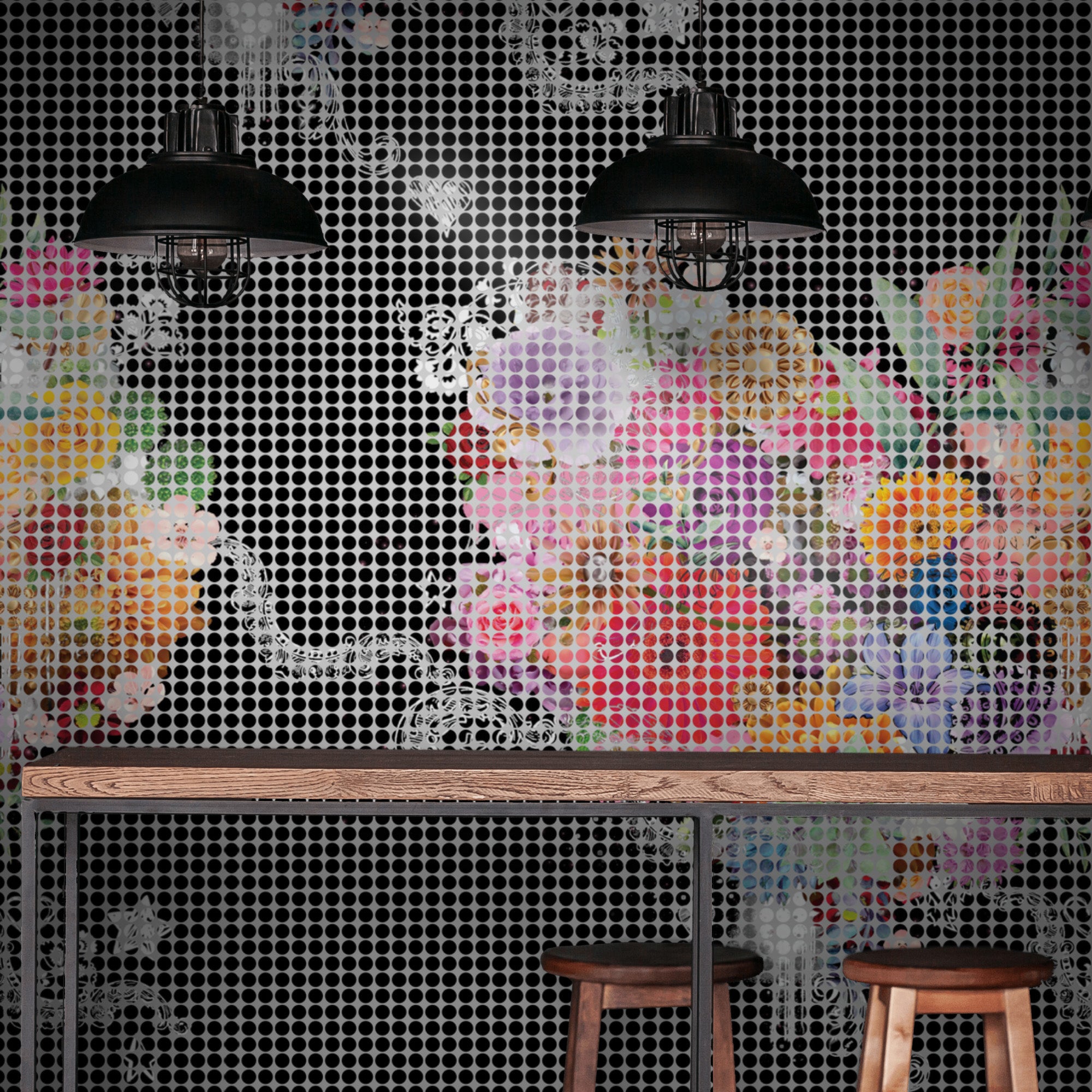 Heart of a Flower Tiles by Miss Lolo