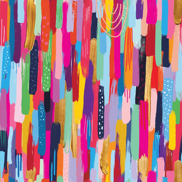 Dripping in colour Wallpaper by Miss Lolo