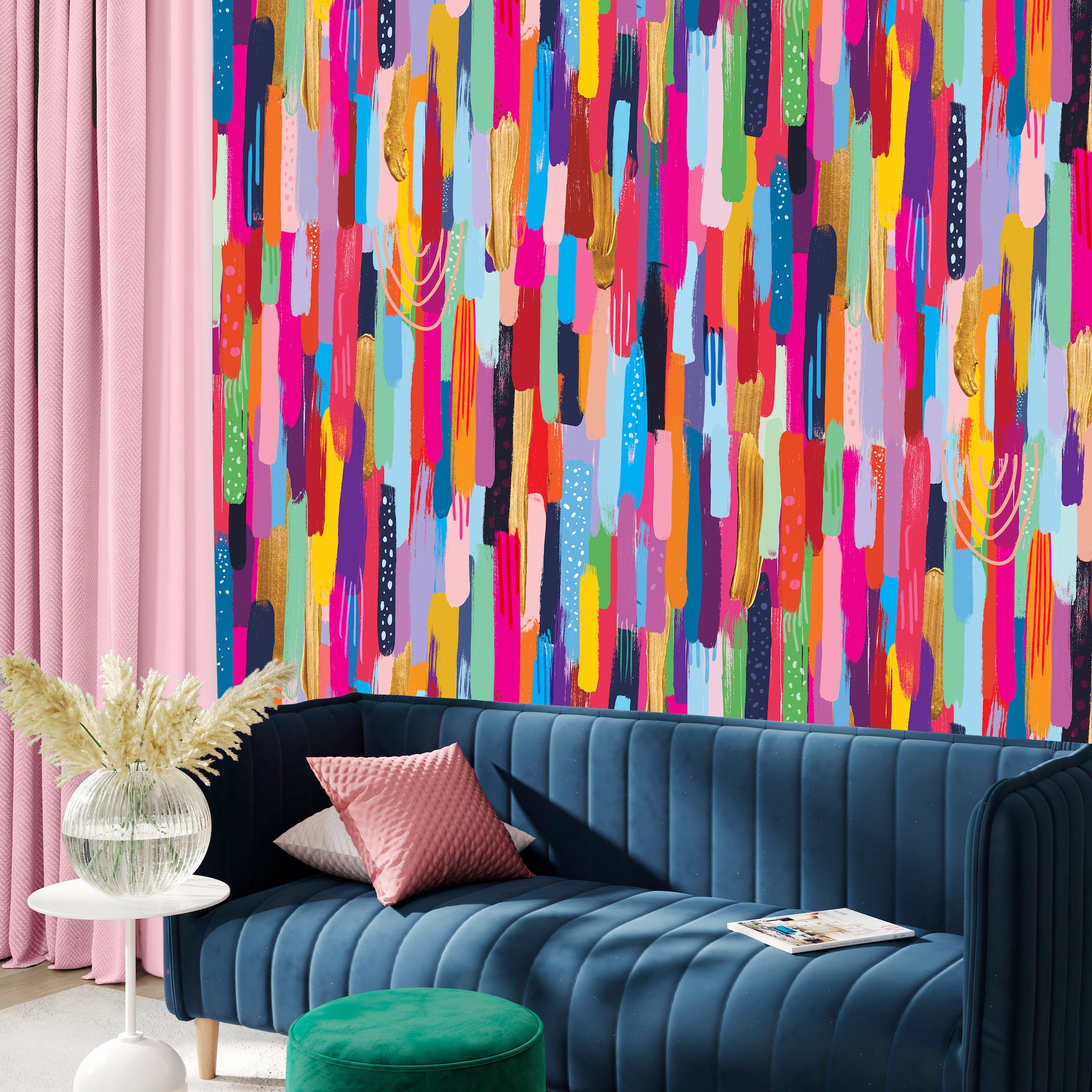 Dripping in colour Wallpaper