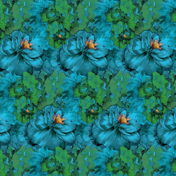 Tickled Blue Fabric