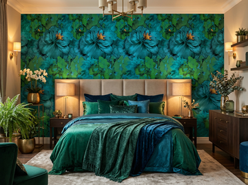 Tickled Blue Wallpaper by Miss Lolo