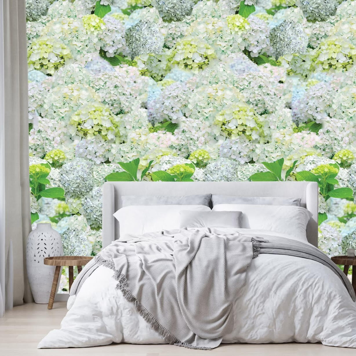 Happy Hydrangeas Wallpaper